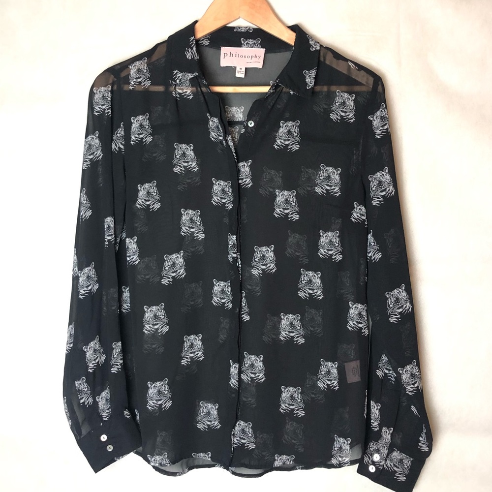 Philosophy Bengal Tiger Button Up